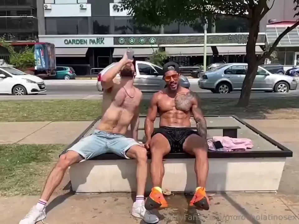 After a day of working out we gave each other a hot massage and end up 