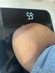 I weighed my boobsssss 7 9 lbs for one booby 17 6 lbs for both boobies part 3