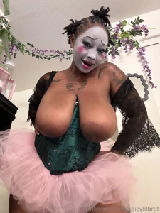 First time doing clown makeup