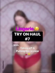 Lingerie try on haul 7 all below is included in video 1 fully nude