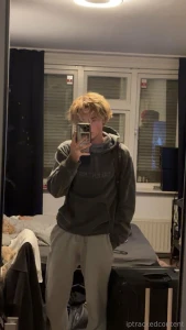 Gray sweatpants season