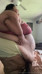 Heheh sooo big and heavy getting harder and harder to giggle her on my part 4