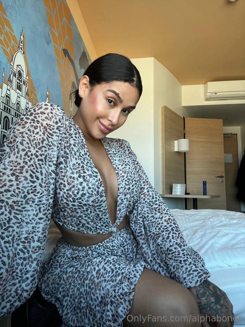 The girl next door has a not so little surprise between her legs 