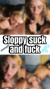 Sloppy suck and fuck watch me in my early days gagging and taking dick