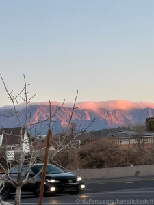 I tried to get the sunset and my tits in the same photo part 1