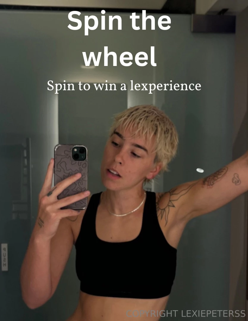 Happy pride month spin to win a lexperience 30 and you can take me for part 1 