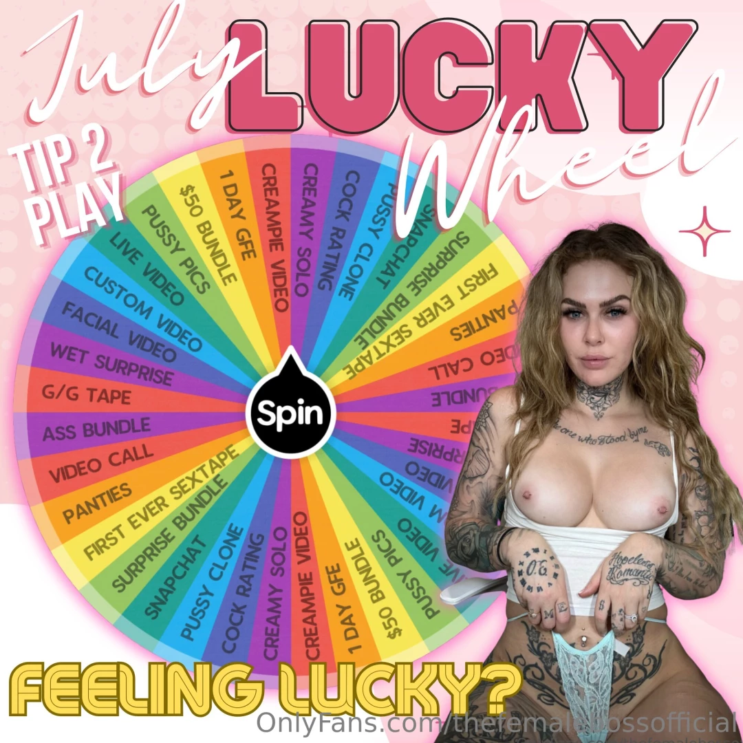 Spin this wheel if you win a pocket pussy or anything with shipping 