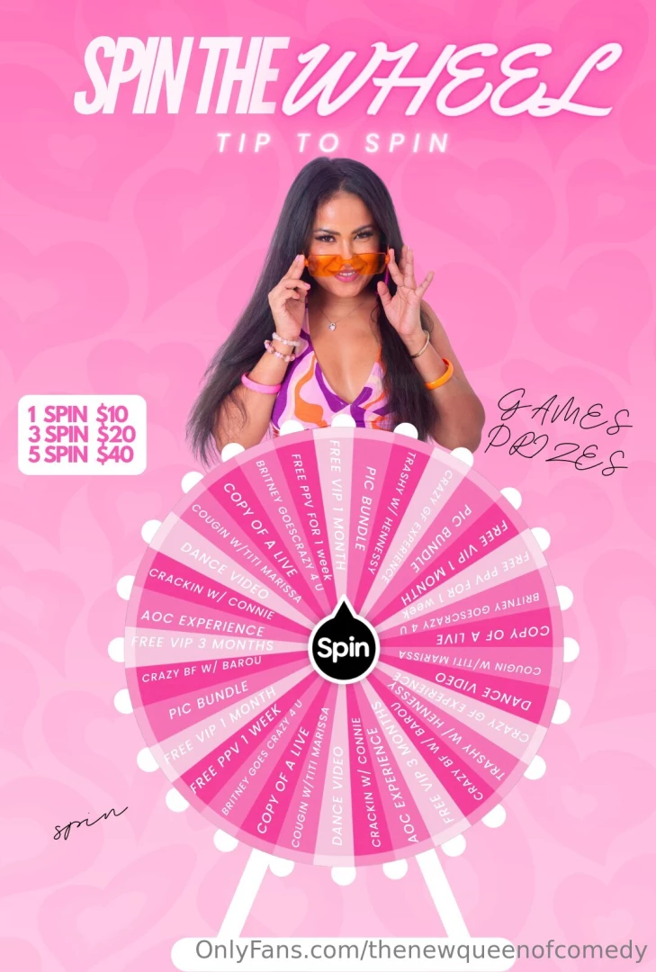 How s your day so far have you seen my prize wheel amp tip menu join part 2 