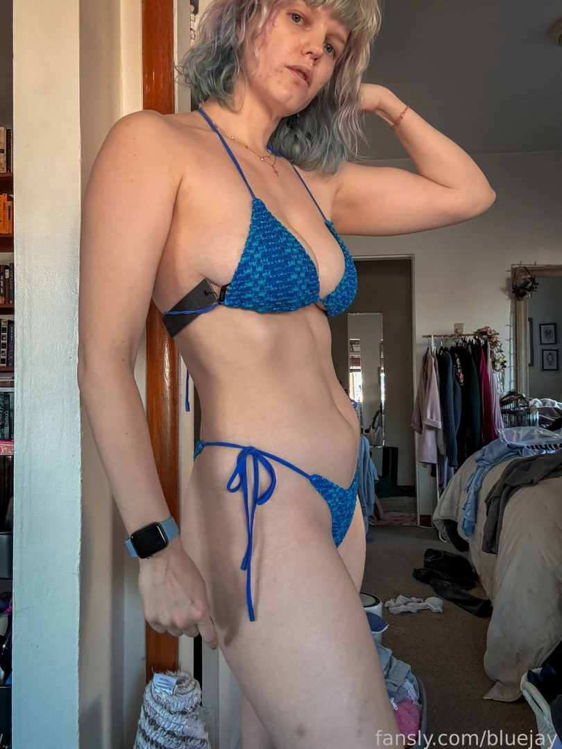 I finally got the swim suit someone bought my for my bday they were part 1 