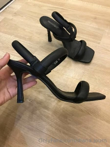 Excited to show off my new black sandals can t wait to see how they