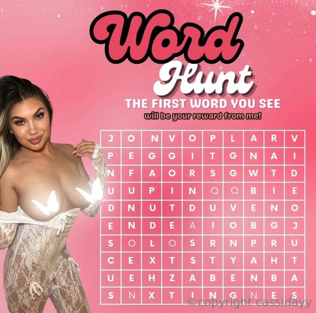 Word hunt time this post is packed with kinky secrets just waiting to part 1 
