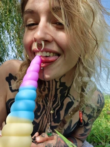 Havin fun at the lake again with my big lolly-pop how i love playing part 2