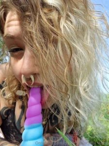 Havin fun at the lake again with my big lolly-pop how i love playing