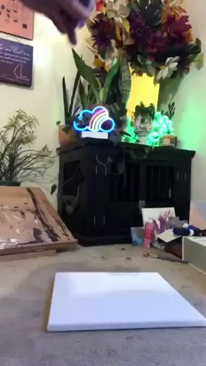 Unlock to see the messy aftermath and how i made this painting part 13 