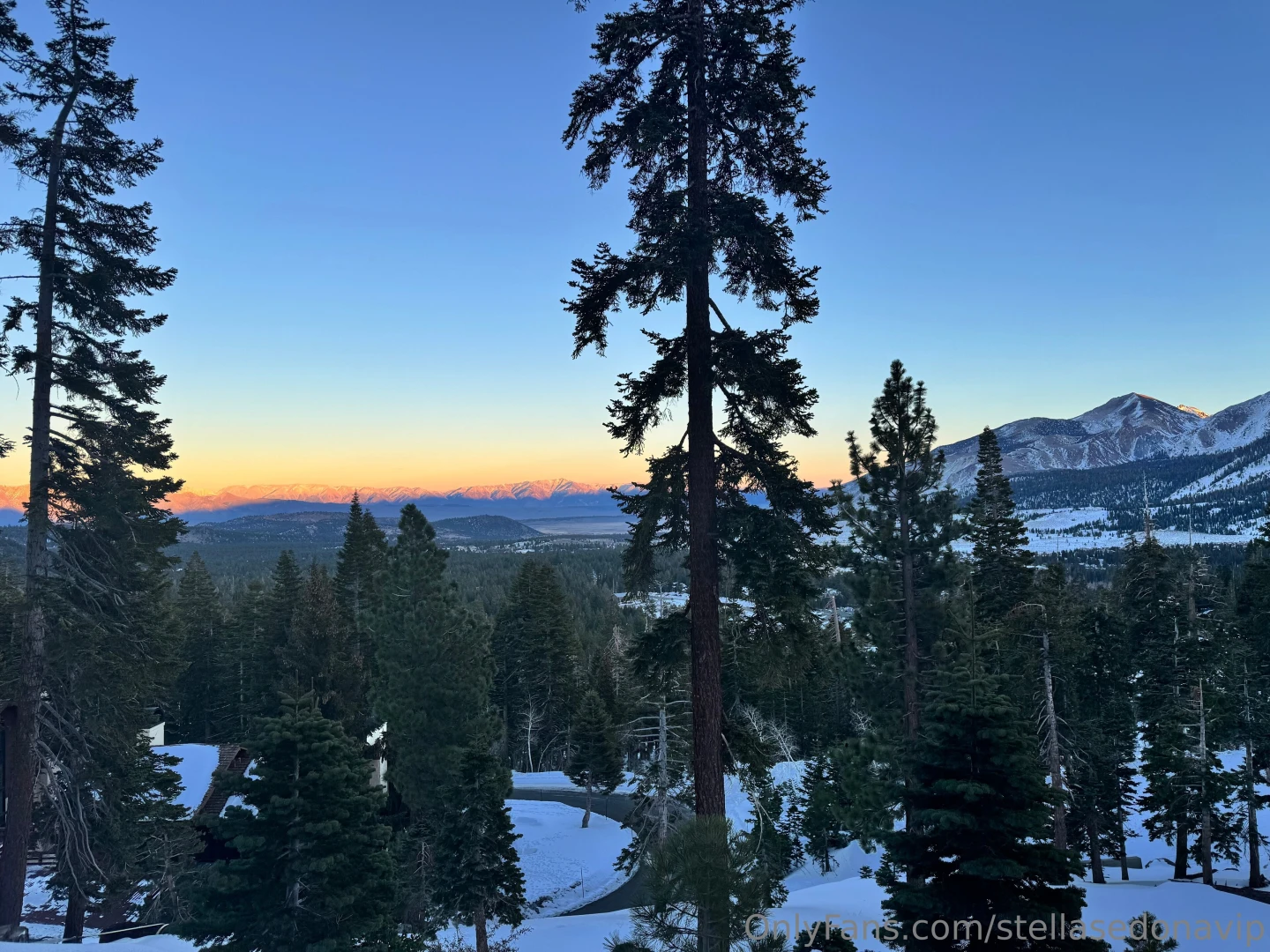I am safe in the mountains away from the fires in la my aunts house 
