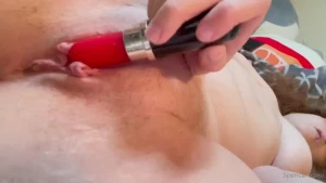 Vibrator on my clit feels so good