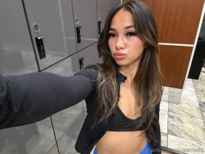 Sweaty but still cute