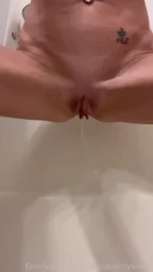 Would you let me piss on you daddy fyp pee pussy piss petite ass