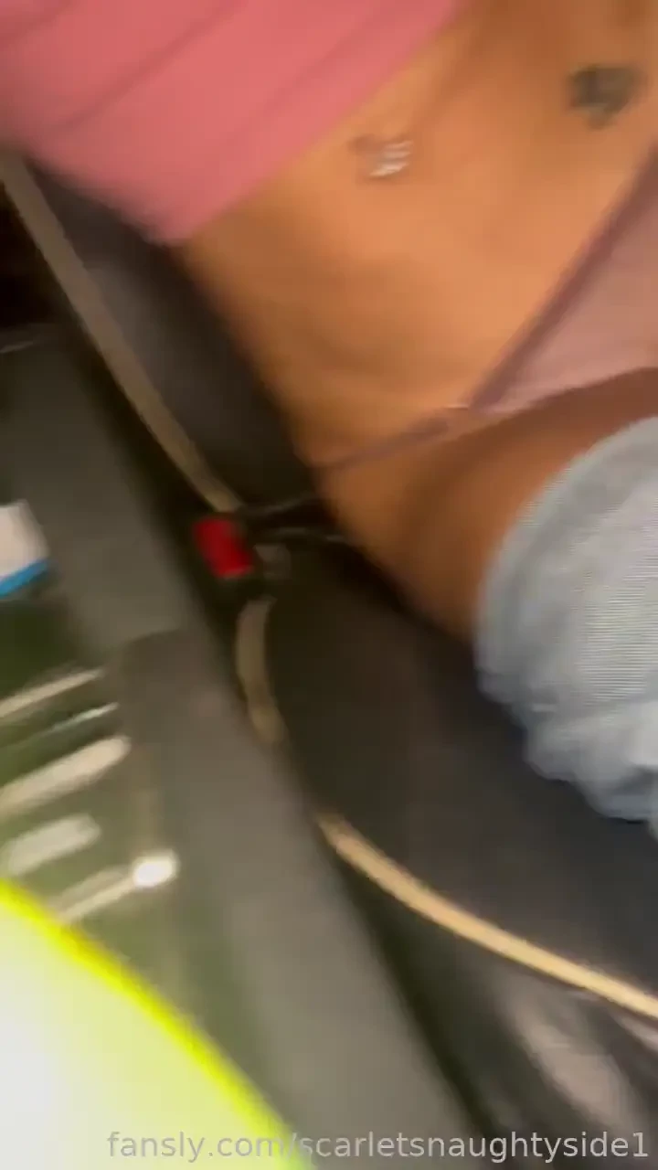 Thought i d have some fun with myself in the parking lot wonder if 