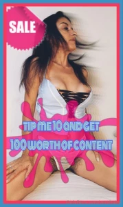Special offer for the fatest fan tip me 10 and you will get 100 worth