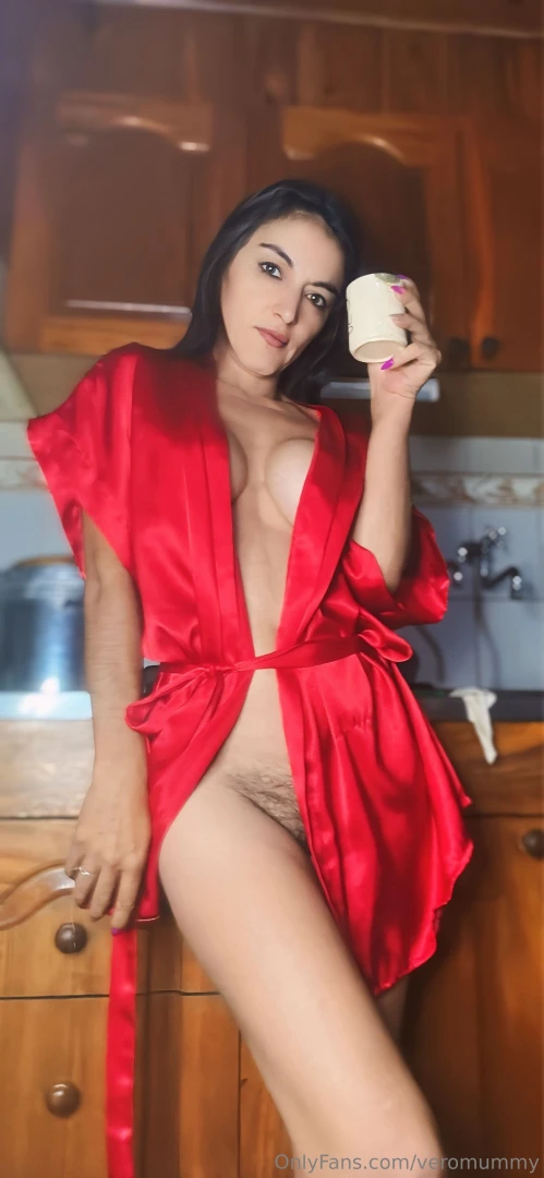 Breakfast is served and this milf is the main course my robe is 