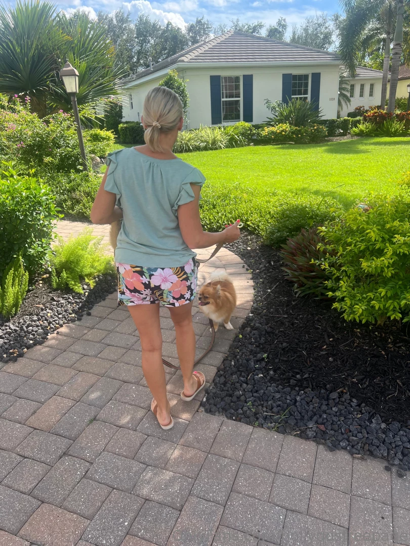 I could be your neighbor out walking her dogs if our neighbors only 