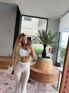 Sunny days white suit and palm trees - the perfect combination to