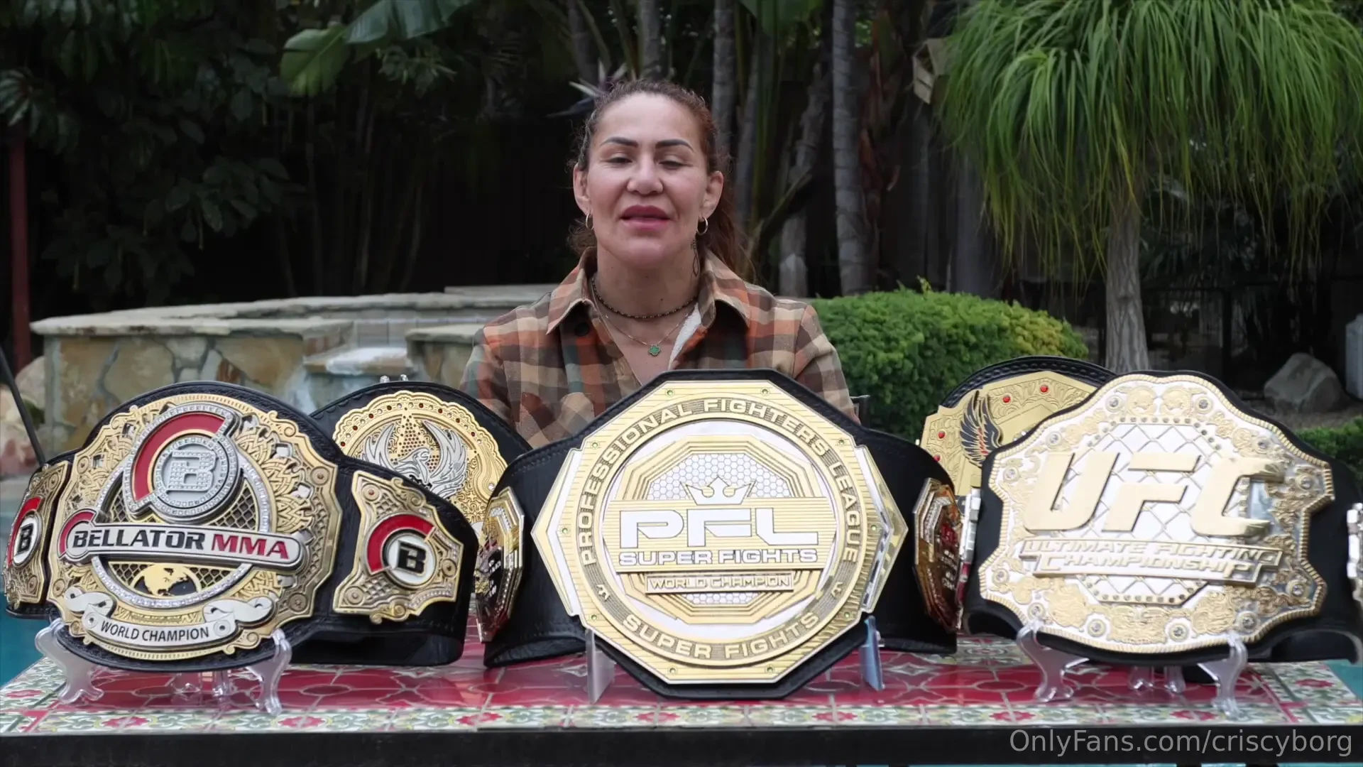 Which of the 5 mma championships belts is my favorite go to oftv and 