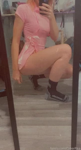 Sexy strip tease out of neko nurse dress plus nude and lewd neko nurse part 5