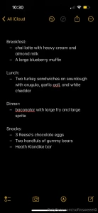 Day 1 was a success i have a feeling 6k calories a day is gonna be