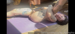 Stills from a vid where i take a 9 purple cock i m about to upload to