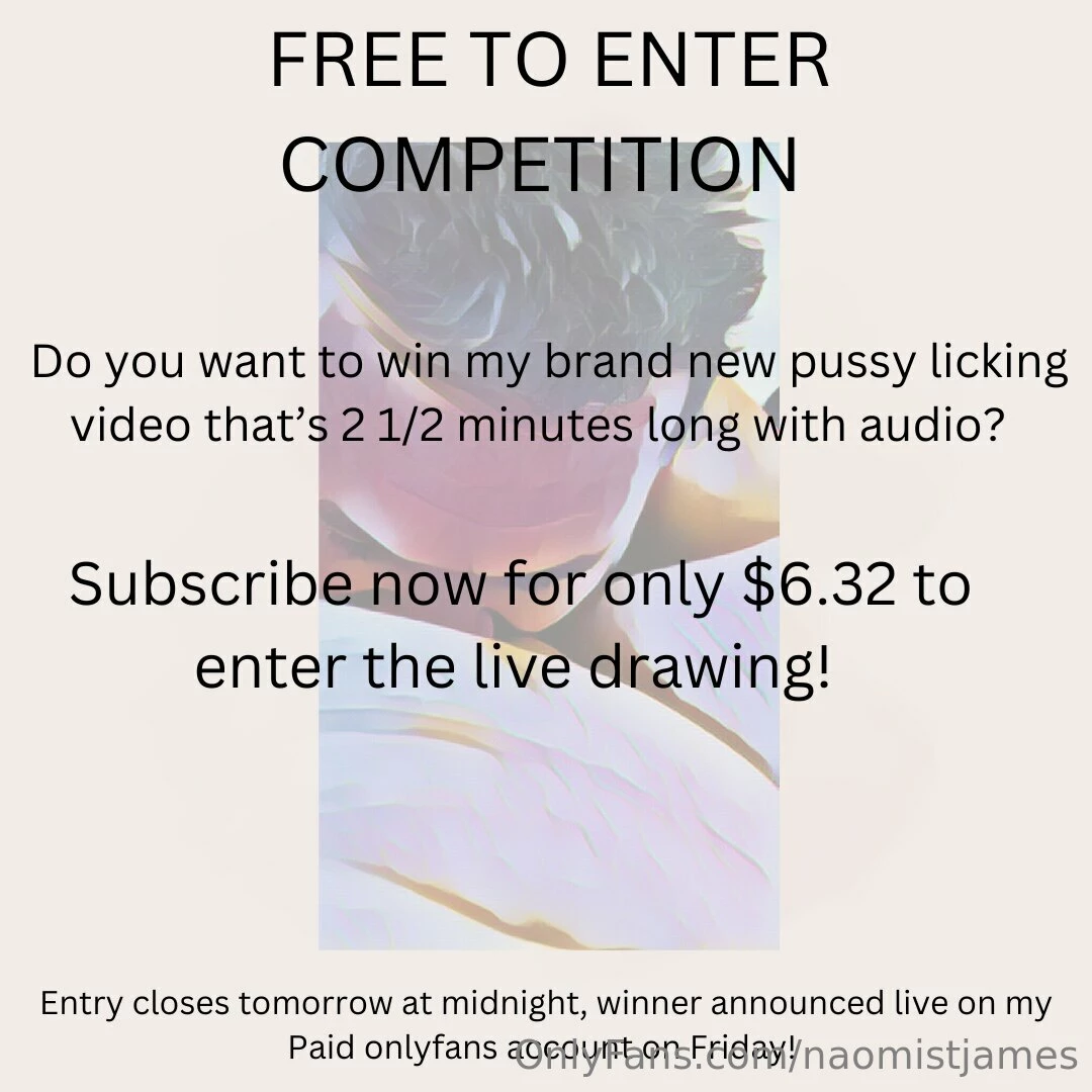 Free to enter competition i ve discounted my main page naomininja28 so 