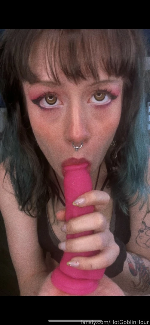 Would u let a pretty goth girl choke on ur dick oral bj blowjob drool part 3 