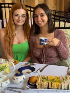 High tea with lolarosexxx because i have an exciting new video coming part 1