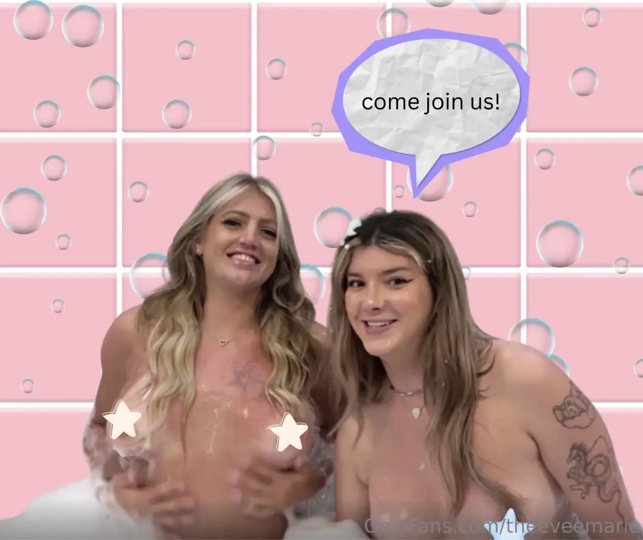 Me and cassie got a little bubbly and a whole lotta nasty this bundle 