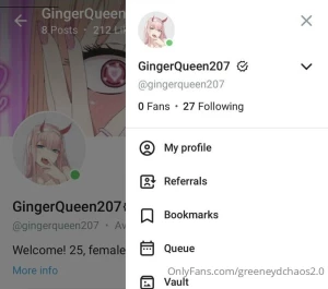 Hey y all go check out my hot friend her is gingerqueen207 don t miss