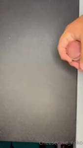 Fuck that felt great not the most cum i ever came but it sure felt