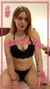 Happy valentine s day baby this year i thought i d suprise you with