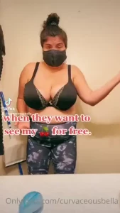 Follow me on tiktok curvaceousbella