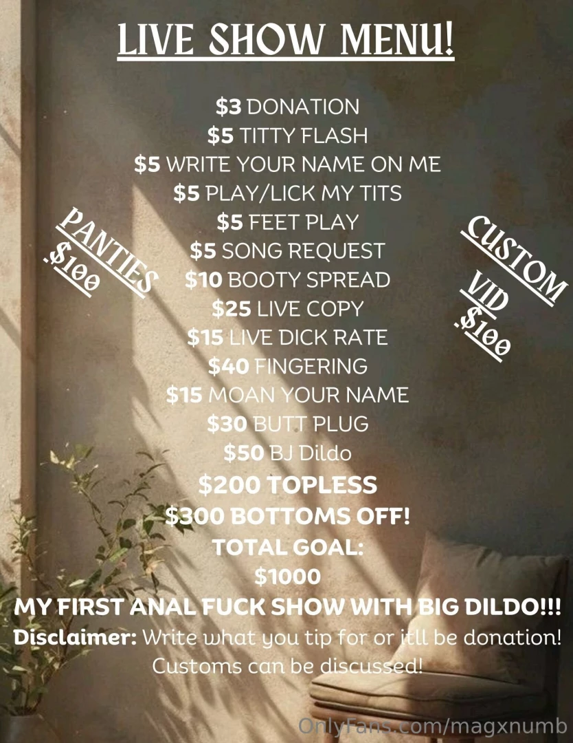 My first anal fuck show i cant wait to see you guys tonight come 