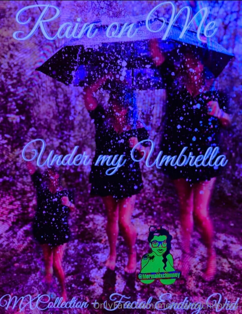 Rain on me gt gt under my umbrella mxcollection m e r m a i d c a u t 