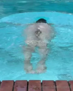 The classic answer to the eternal question is that woman in the pool