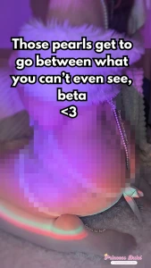 I love a good pearl necklace all down my back