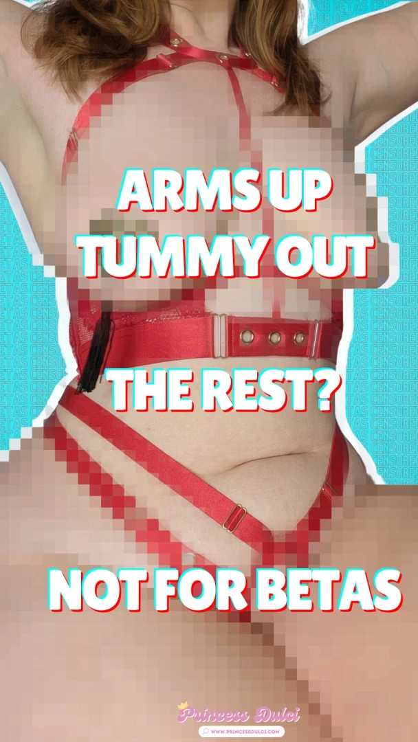 Even tummy is too much for you beta lt 3 