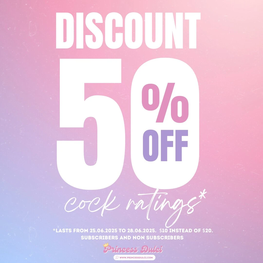 24 hours left of my 50 off dick ratings i m currently working through 