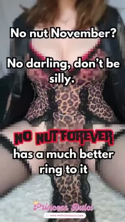 No nut november more like no nut forever part 1 