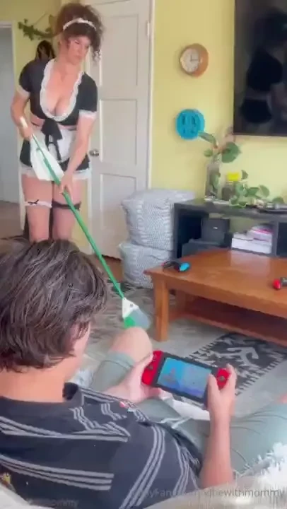 Playing a secret game with the maid this is every mans fantasy and 