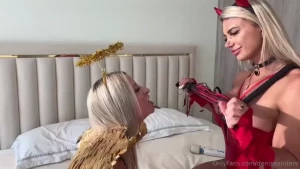 Another sizzling halloween special intense gg lesbian fucking sucking
