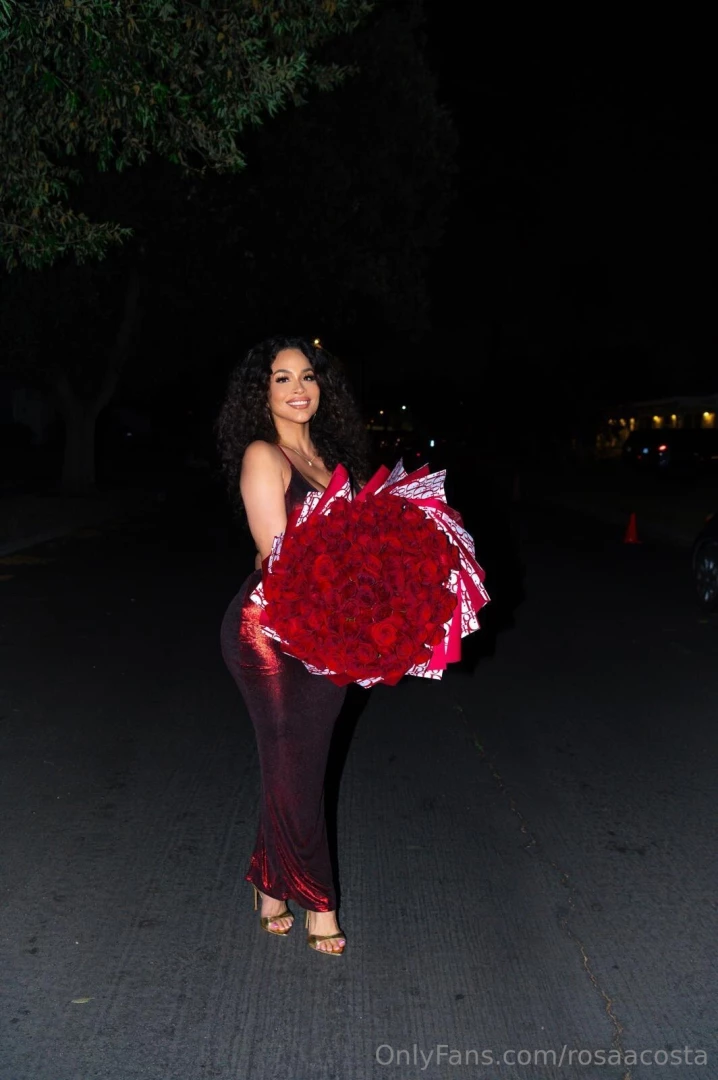 A huge bouquet of red roses thank you 