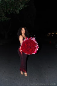 A huge bouquet of red roses thank you